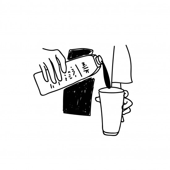 日牌 短袖印圖T ㄏ milk 日牌 短袖印圖T ㄏ milk