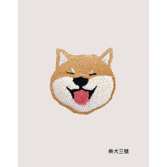 刺繡 柴犬三兄弟 刺繡 柴犬三兄弟